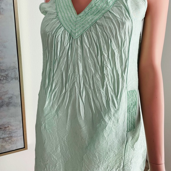 CALYPSO ST. BARTH Seafoam SILK Resort DRESS Small - Picture 10 of 16